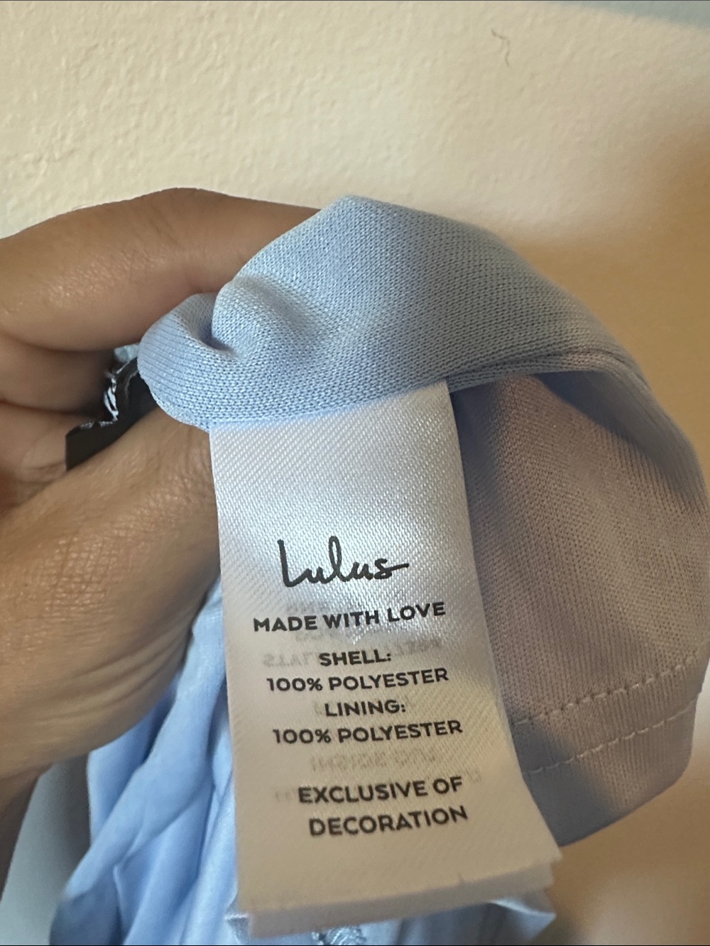 Lulus NWT Easily Adored Light Blue Floral Appliques Maxi Graduation Bridal Dress - Picture 8 of 13